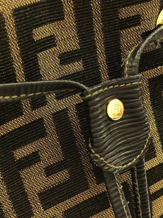 Fendi Vintage Backpack Leather Canvas main image 4